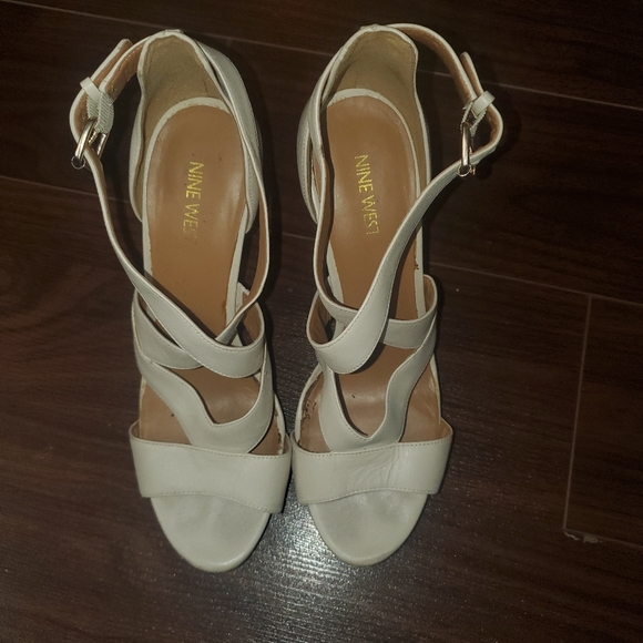 Nine West tan stiletto sandals - Picture 5 of 15